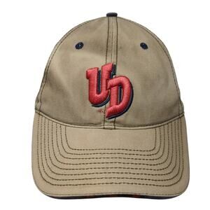 University of Dayton Baseball Cap Brown One Size Adjustable Embroidered The Game